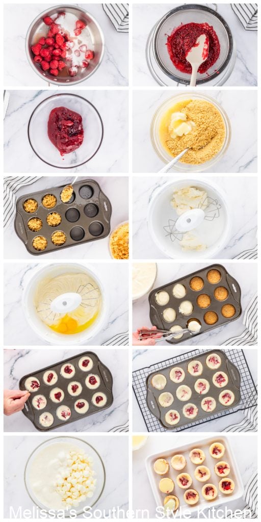 how-to-make-raspberry-mini-cheesecakes