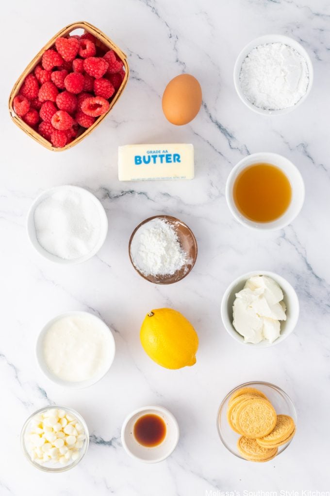 ingredients-to-make-mini-raspberry-cheesecakes