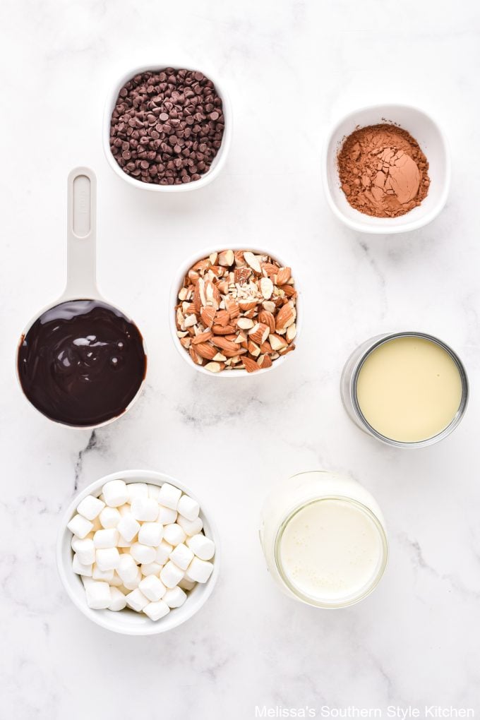 ingredients-to-make-rocky-road-ice-cream