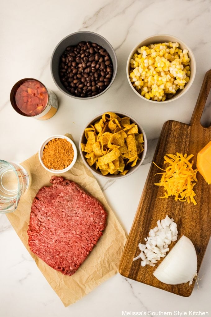 ingredients-to-make-taco-casserole