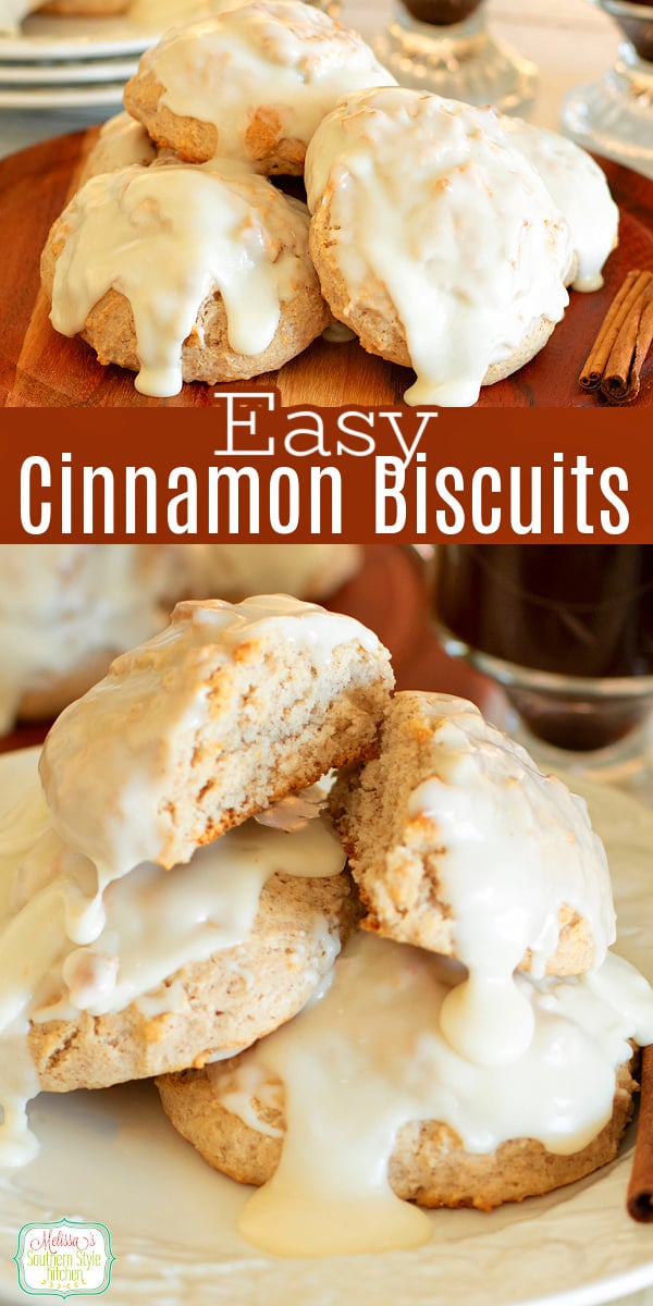 These Easy Cinnamon Biscuits are soft, buttery, and filled with sweet cinnamon sugar, then finished with a simple glaze. Made with Bisquick, they&rsquo;re an easy shortcut for breakfast, brunch, or a cozy afternoon treat! #CinnamonBiscuits #EasyBiscuits #BisquickRecipes #BreakfastRecipes #BrunchRecipes #SouthernRecipes #EasyBaking #CinnamonRecipes #BiscuitRecipes #HomemadeBiscuits via @melissasssk