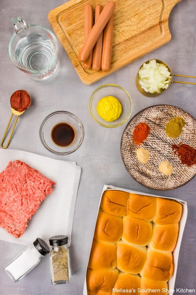 ingredients-to-make-mini-hot-dogs